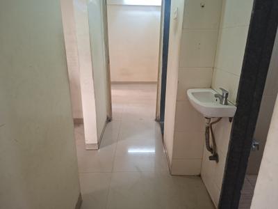 Bathroom Image of 600 Sq.ft 1 BHK Apartment / Flat for rent in Swaraj Symphony, Kharghar Navi Mumbai for Rs. 22500