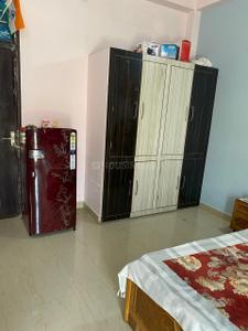Bedroom Image of 1100 Sq.ft 1 BHK Builder Floor for rent in Gomti Nagar Lucknow for Rs. 20000