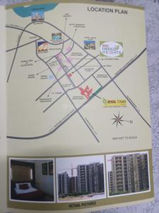 Image of 1155 Sq.ft 2 BHK Apartment / Flat for sale in Ansal Emerald Heights, Tajganj, Agra for Rs. 4500000
