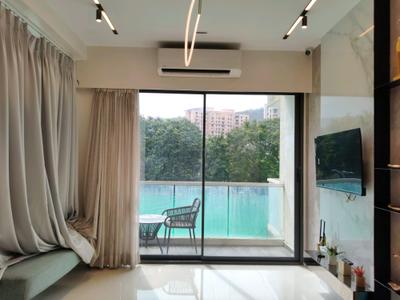 Living Room Image of 950 Sq.ft 2 BHK Apartment / Flat for sale in DSS Mahavir Spring, Pokhran- 2 Thane for Rs. 17500000