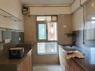 Kitchen Image of 750 Sq.ft 2 BHK Apartment / Flat for rent in Gurukrupa Marina Enclave Wings Q And R With Kindergarten Phase IV, Malad West Mumbai for Rs. 55000