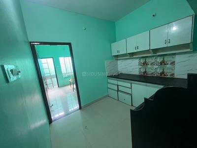 Kitchen Image of 750 Sq.ft 3 BHK Independent House for rent in Limbodi Indore for Rs. 17000