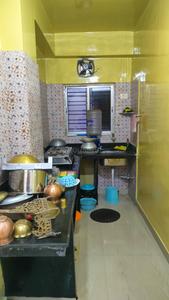 Kitchen Image of 885 Sq.ft 2 BHK Apartment / Flat for rent in B G Biswanath Abasan, Teghoria Kolkata for Rs. 17000
