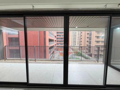 Balcony Image of 1214 Sq.ft 2 BHK Apartment / Flat for rent in Shantigram Ahmedabad for Rs. 33500