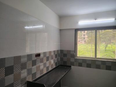 Kitchen Image of 530 Sq.ft 1 BHK Apartment / Flat for rent in Vihang Valley, Kasarvadavali Thane for Rs. 20500