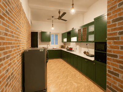 Kitchen Image of 2500 Sq.ft 2 BHK Apartment / Flat for rent in Jamia Nagar New Delhi for Rs. 60000
