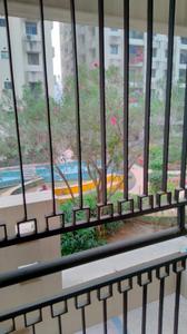 Balcony Image of 1390 Sq.ft 4 BHK Apartment / Flat for rent in Green Heights, Rajarhat Kolkata for Rs. 25000
