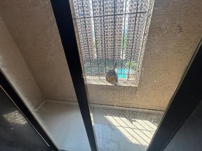 Balcony Image of 640 Sq.ft 1 BHK Apartment / Flat for rent in Raunak City Sector IV D10, Kalyan West Kalyan for Rs. 17000