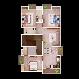Image of 1722 Sq.ft 3 BHK Builder Floor for sale in Narendra Nagar Extension, Nagpur for Rs. 8500000