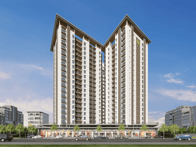 Image of 996 Sq.ft 2 BHK Apartment / Flat for sale in Krisala 41 Cosmo, Tathawade, Pune for Rs. 5300000