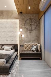 Bedroom Image of 1500 Sq.ft 1.5 BHK Independent House for rent in Arjun Grace, Ghatlodiya Ahmedabad for Rs. 16000