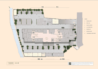 Image of 2350 Sq.ft 4 BHK Apartment / Flat for sale in Aanya Crystal Antras, Thane West, Thane for Rs. 50000000