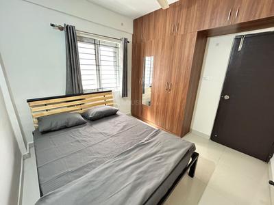 Bedroom Image of 660 Sq.ft 1 BHK Apartment / Flat for rent in Whitefield Bengaluru for Rs. 25000