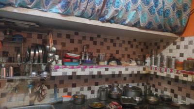 Kitchen Image of 900 Sq.ft 3 BHK Independent House for sale in Gaudholi Puram Township Vrindavan for Rs. 9000000