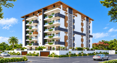 Image of 1375 Sq.ft 2 BHK Apartment / Flat for sale in Narsingi, Hyderabad for Rs. 9000000