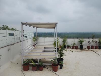 Terrace Image of 2850 Sq.ft 4 BHK Apartment / Flat for rent in New Rani Bagh Indore for Rs. 80000