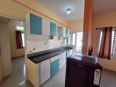 Kitchen Image of 780 Sq.ft 1 BHK Builder Floor for rent in Akshayanagar Bengaluru for Rs. 20000