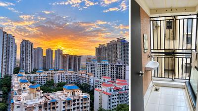 Balcony Image of 794 Sq.ft 2 BHK Apartment / Flat for sale in Thane West Thane for Rs. 16900000