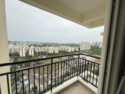 Balcony Image of 1103 Sq.ft 3 BHK Apartment / Flat for rent in Krishnaiah Bollineni Zion, Perumbakkam Chennai for Rs. 35000