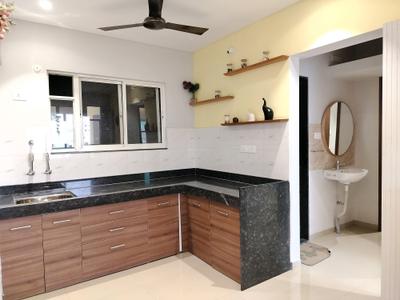 Kitchen Image of 1050 Sq.ft 2 BHK Apartment / Flat for rent in RBCH Silver Coin, Dhayari Pune for Rs. 19000