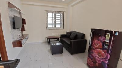 Living Room Image of 700 Sq.ft 1 BHK Apartment / Flat for rent in Kondapur Hyderabad for Rs. 26000