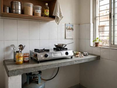 Kitchen Image of 650 Sq.ft 1 BHK Apartment / Flat for sale in Avas Vikas Colony Rishikesh for Rs. 4000000