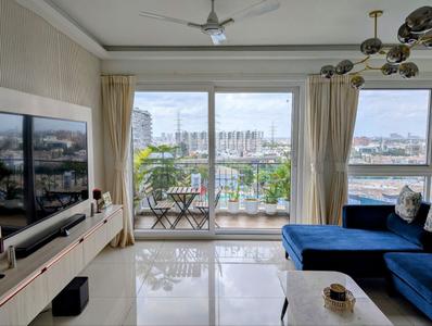 Hall Image of 1351 Sq.ft 3 BHK Apartment / Flat for rent in Godrej Air, Hoodi Bengaluru for Rs. 110000