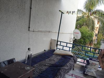 Balcony Image of 150 Sq.ft 1 RK Builder Floor for rent in Manjalpur Vadodara for Rs. 6000