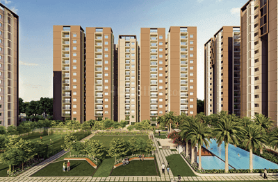 Image of 1585 Sq.ft 3 BHK Apartment / Flat for sale in Ramky One Symphony, Patancheru, Sangareddy for Rs. 12363000