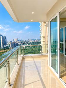 Balcony Image of 2200 Sq.ft 3 BHK Apartment / Flat for rent in Conscient Hines Elevate, Sector 59 Gurgaon for Rs. 130000