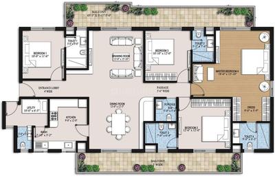 Image of 1320 Sq.ft 2 BHK Apartment / Flat for sale in Ansal Heights, Sector 92, Gurgaon for Rs. 9500000