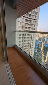 Balcony Image of 1471 Sq.ft 3 BHK Apartment / Flat for rent in Ekta Tripolis, Goregaon West Mumbai for Rs. 110000
