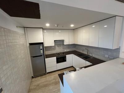Kitchen Image of 1380 Sq.ft 2 BHK Apartment / Flat for rent in Supertech Supernova, Sector 94 Noida for Rs. 49500