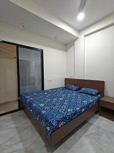 Bedroom Image of 650 Sq.ft 1 RK Studio for rent in Scheme No 114 Indore for Rs. 17999