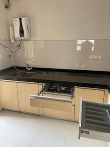 Kitchen Image of 850 Sq.ft 1 BHK Apartment / Flat for rent in Godrej Infinity, Mundhwa Pune for Rs. 28000