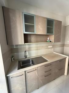 Kitchen Image of 950 Sq.ft 2 BHK Apartment / Flat for rent in Soham Crystal Spires, Thane West Thane for Rs. 55000
