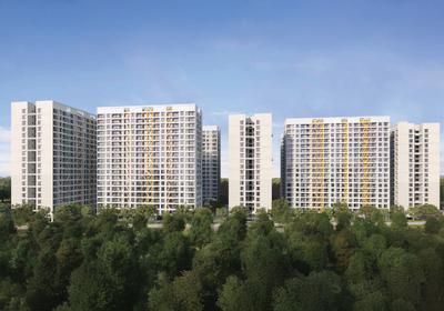 Image of 1355 Sq.ft 3 BHK Apartment / Flat for sale in K Shire Wing A B C D, Punawale, Pune for Rs. 11200000