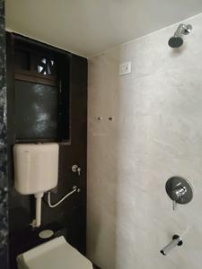Common Bathroom Image of 490 Sq.ft 1 BHK Apartment / Flat for rent in K M Horizon Exotica, Kasarvadavali Thane for Rs. 20000