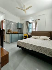 Bedroom Image of 350 Sq.ft 1 RK Apartment / Flat for rent in Mahadevapura Bengaluru for Rs. 18000