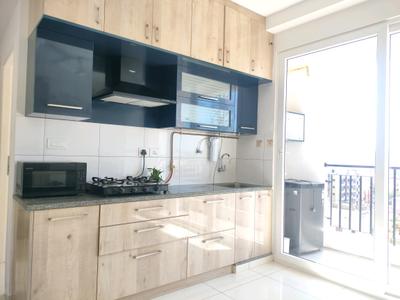 Kitchen Image of 618 Sq.ft 1 BHK Apartment / Flat for rent in Godrej Nurture, Electronic City Bengaluru for Rs. 32500