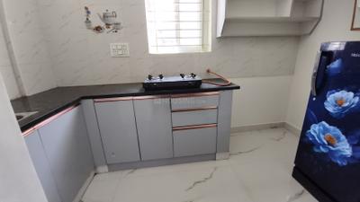 Kitchen Image of 600 Sq.ft 1 BHK Builder Floor for rent in Mahadevapura Bengaluru for Rs. 28000