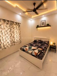 Bedroom Image of 1200 Sq.ft 3 BHK Apartment / Flat for rent in Thanisandra Bengaluru for Rs. 50000