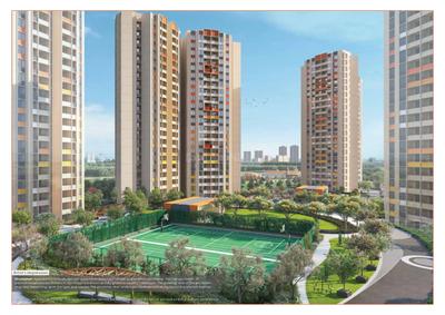 Image of 1000 Sq.ft 2 BHK Apartment / Flat for sale in Shapoorji Pallonji Joyville Hadapsar Annexe, Shewalewadi, Pune for Rs. 8100000