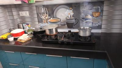Kitchen Image of 1450 Sq.ft 3 BHK Builder Floor for rent in Uppal Southend, Sector 49 Gurgaon for Rs. 37000