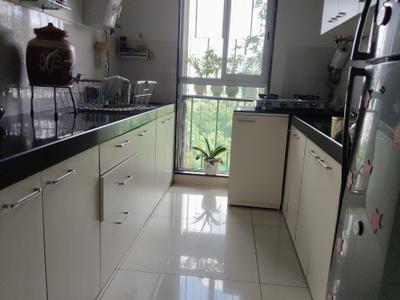Kitchen Image of 850 Sq.ft 2 BHK Apartment / Flat for sale in Godrej Tranquil, Kandivali East Mumbai for Rs. 18000000