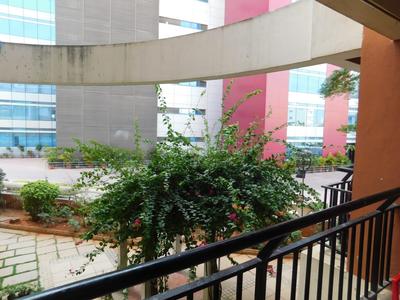 Balcony Image of 1256 Sq.ft 2 BHK Apartment / Flat for rent in J R Makwoods Apartment, GB Palya Bengaluru for Rs. 55000