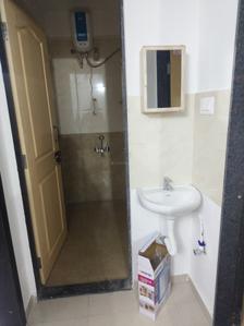 Bathroom Image of 450 Sq.ft 1 BHK Apartment / Flat for rent in APAK Ajinkya Towers, Charholi Budruk Pune for Rs. 17000