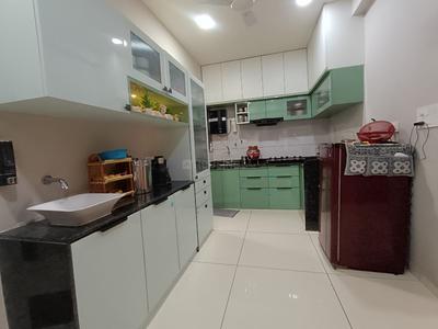 Kitchen Image of 1050 Sq.ft 3 BHK Apartment / Flat for sale in New Gotri Vadodara for Rs. 6500000