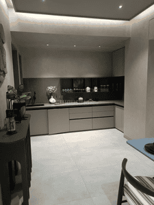 Kitchen Image of 1800 Sq.ft 3 BHK Apartment / Flat for sale in Ratna Trident Experia, Vaishno Devi Circle Ahmedabad for Rs. 7700000