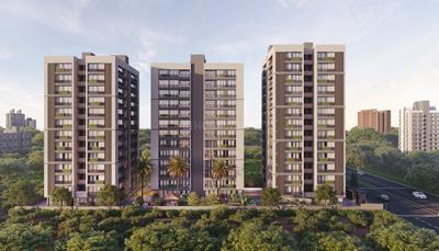 Image of 2583 Sq.ft 3 BHK Apartment / Flat for sale in Kudasan, Gandhinagar for Rs. 12600000